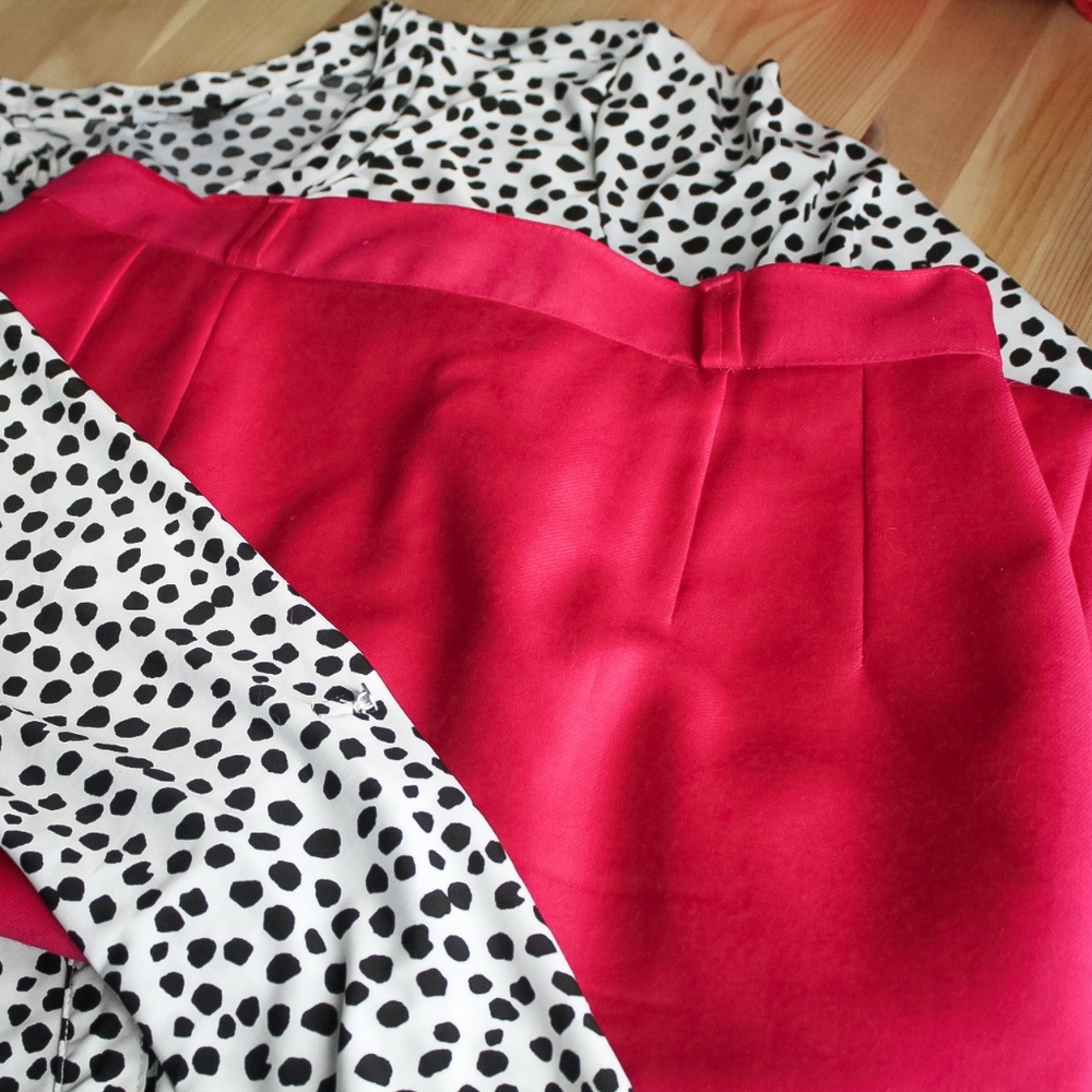 Vintage long pink pencil skirt